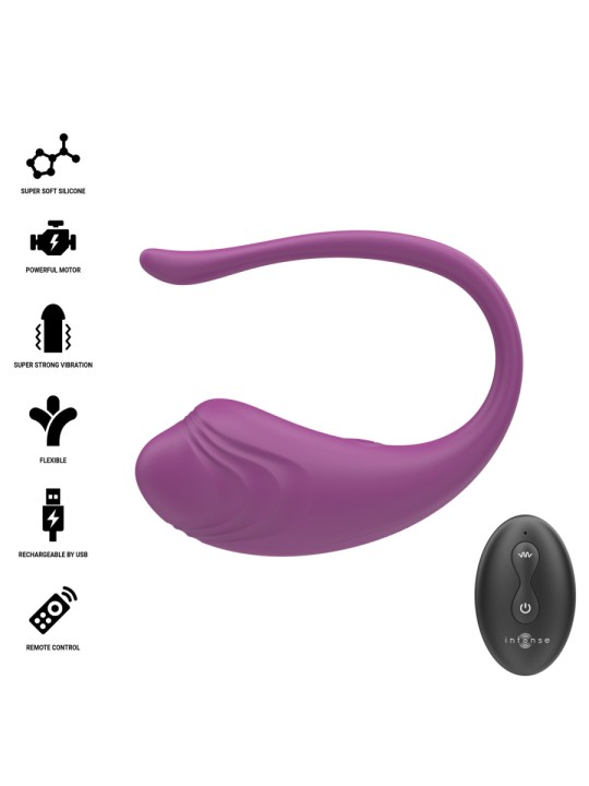 INTENSE - OLIVIA PURPLE UOVO VIBRANTE CON TELECOMANDO