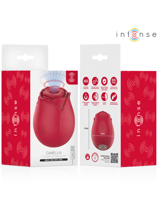 INTENSE - CAMELLIA ASPIRAZIONE CLITORIDEA ROSE BY WAVES BORDEAUX