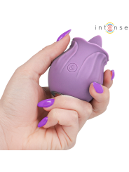 INTENSE - AZALEA FLOWER CLIT STIMULATING 10 VIBRATIONS PURPLE