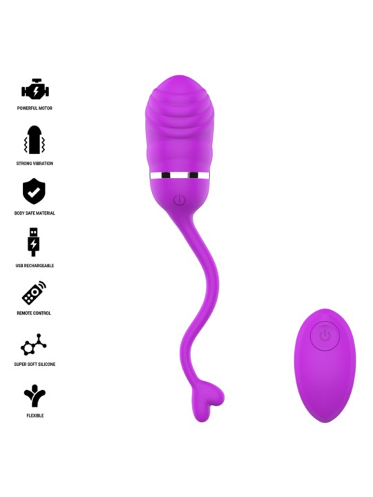 INTENSE - SOOKIE HUEVO VIBRADOR CON CONTROL REMOTO MORADO