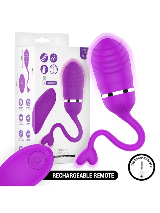 INTENSE - SOOKIE ŒUF VIBRANT À TÉLÉCOMMANDE VIOLET