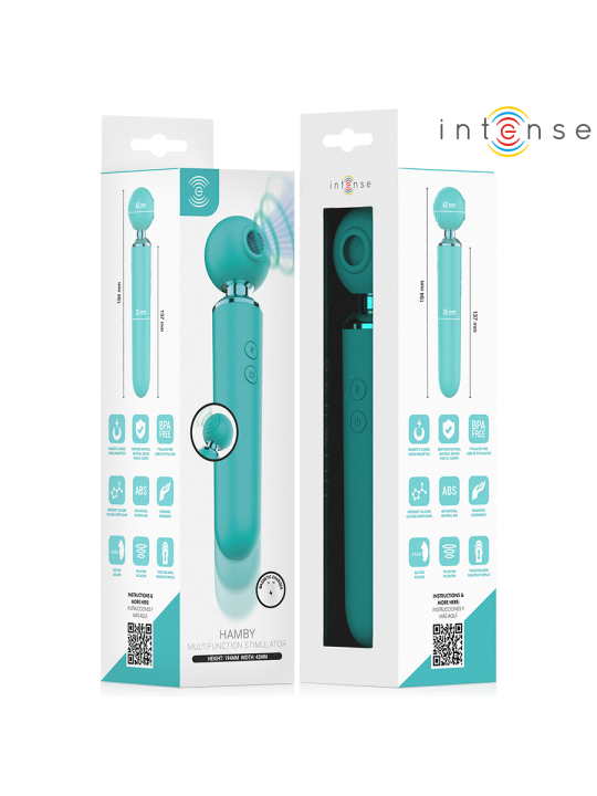 INTENSE - HAMBY STIMULATEUR MULTIFONCTIONNEL À SUCCION ET VIBRATION