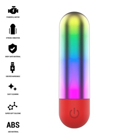 INTENSE - DEBBIE RAINBOW CLITORIS VIBRATING BULLET
