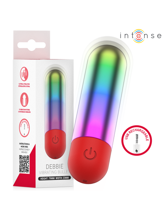 INTENSE - DEBBIE RAINBOW CLITORIS VIBRATING BULLET