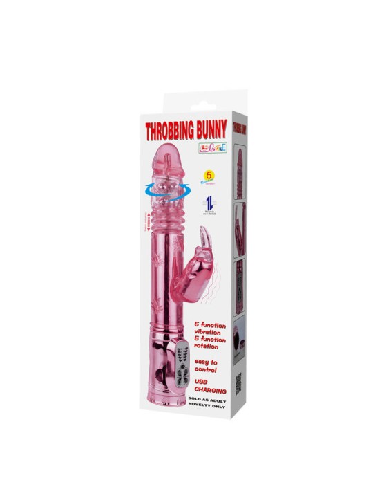 BAILE - ROTADOR THROBBING BUNNY ROSA RAMPANT