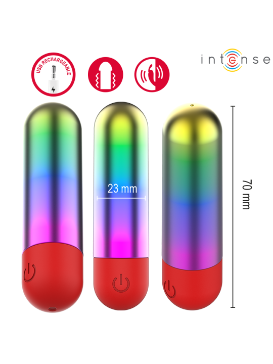 INTENSE - DEBBIE RAINBOW CLITORIS VIBRATÓRIO BULLET