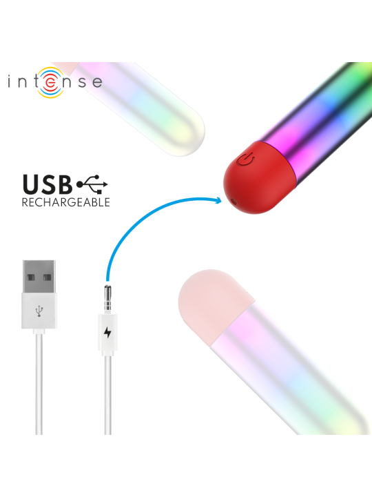 INTENSE - DEBBIE RAINBOW CLITORIS VIBRATÓRIO BULLET