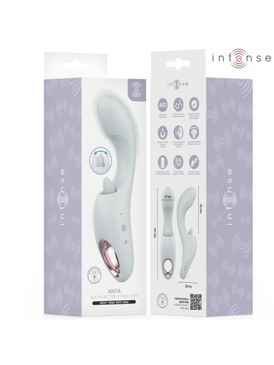 INTENSE - ANYA STIMULATEUR DE VIBRATIONS ET DE MOUVEMENTS MULTIFONCTIO