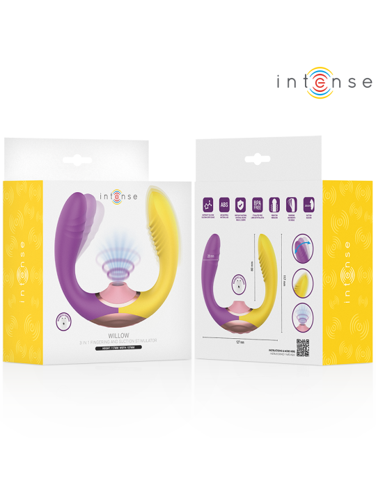 INTENSE - WILLOW 3-IN-1 ZUIG- EN VIBRATIESTIMULATOR