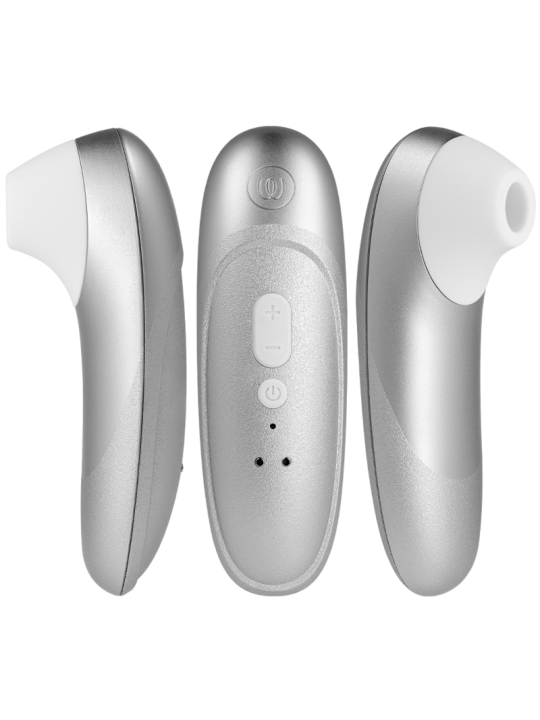 WOMANIZER - PRO VIBRANT ESTIMULADOR DE CLÍTORIS GRIS PLATA