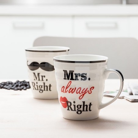 Canecas Mr. Right & Mrs. Always Right