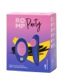 ROMP - FEESTELIJKE MAGNETISCHE VIBRERENDE SILICONEN SLIP MET AFSTANDSB