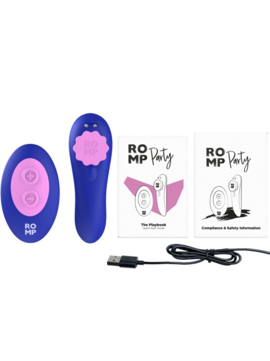 ROMP - PARTY MAGNETISCHER VIBRATIONS-SILIKON-Slip MIT FERNBEDIENUNG