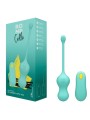 ROMP - CELLO MULTIFUNCTION VIBRATING EGG TURQUOISE REMOTE CONTROL