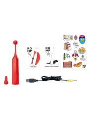 ROMP - POP ESTIMULADOR CLITORIAL DE ALTA FREQUÊNCIA VERMELHO