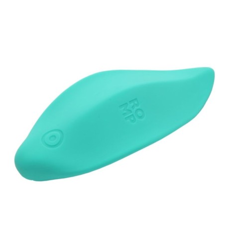ROMP - VIBRATORE A ONDE STIMOLATORE CLITORIDEO FORMA ERGONOMICA VERDE 