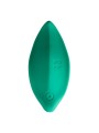 ROMP - VIBRATORE A ONDE STIMOLATORE CLITORIDEO FORMA ERGONOMICA VERDE 