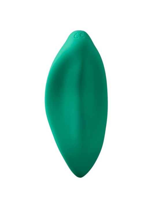 ROMP - WAVE VIBRADOR ESTIMULADOR DE CLÍTORIS FORMA ERGONÓMICA VERDE AG