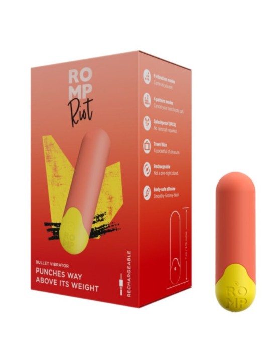 ROMP - RIOT MULTIFUNKTIONS-VIBRATIONSKUGEL ORANGE + GELB