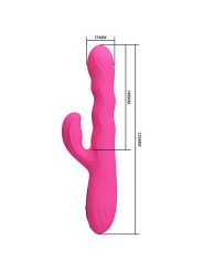 PRETTY LOVE - WINTERS VIBRADOR RABBIT MULTIFUNCIÓN CON PANTALLA LED RO
