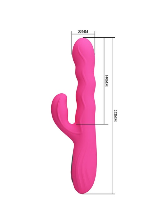 PRETTY LOVE - WINTERS MULTIFUNCTION RABBIT VIBRATOR WITH LED DISPLAY P