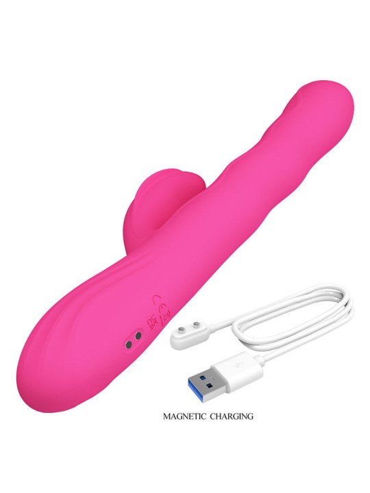 PRETTY LOVE - WINTERS MULTIFUNCTION RABBIT VIBRATOR WITH LED DISPLAY P