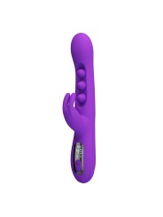 PRETTY LOVE - SABIEN VIBRADOR RABBIT CON ESTIMULACIÓN POR GOLPETEOS Y 