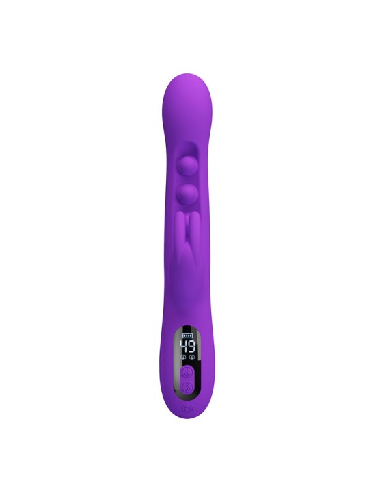 PRETTY LOVE - SABIEN RABBIT VIBRATOR MIT KLOPFSTIMULATION UND LILA LED