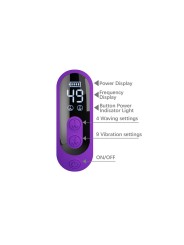 PRETTY LOVE - SABIEN KONIJN VIBRATOR MET TIKSTIMULATIE EN PAARSE LED