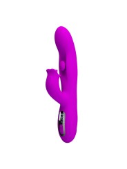 PRETTY LOVE - YALANDA RABBIT OSCILLATING VIBRATOR WITH LED DISPLAY PUR