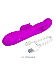 PRETTY LOVE - VIBRADOR OSCILATIVO YALANDA RABBIT COM DISPLAY DE LED RO