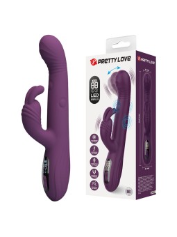 PRETTY LOVE - DEE VIBRADOR MULTIFUNCIONAL COELHO OSCILAÇÃO E PERCUSSÃO