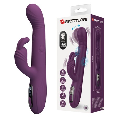 PRETTY LOVE - DEE VIBRATEUR LAPIN MULTIFONCTION OSCILLANT ET À PERCUSS