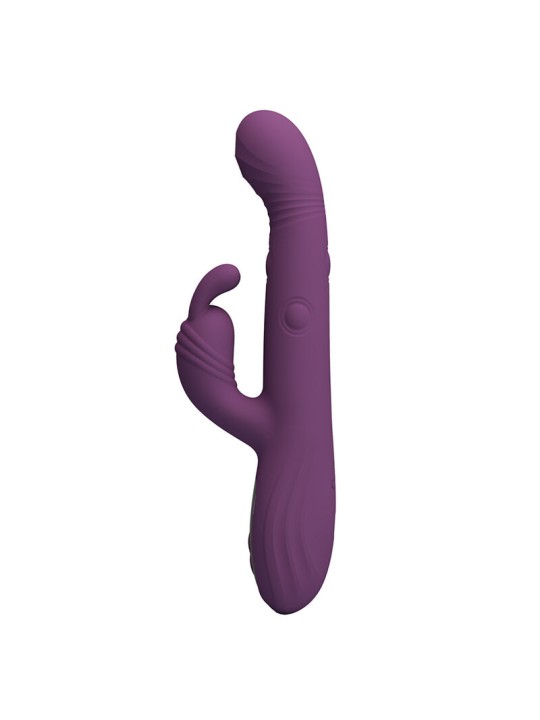 PRETTY LOVE - DEE VIBRADOR MULTIFUNCIONAL COELHO OSCILAÇÃO E PERCUSSÃO