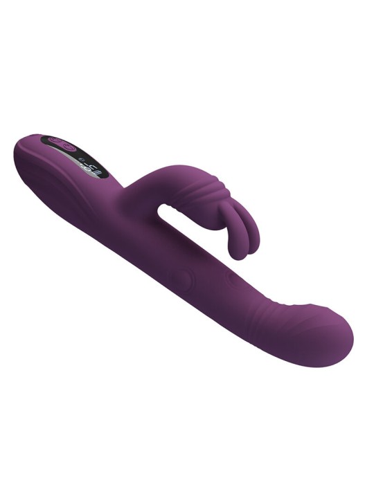 PRETTY LOVE - DEE VIBRATORE A CONIGLIO MULTIFUNZIONE OSCILLANTE E A PE