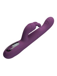 PRETTY LOVE - DEE MULTIFUNCTIONELE KONIJNVIBRATOR MET OSCILLATIE- EN P