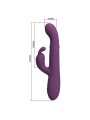 PRETTY LOVE - DEE MULTIFUNCTIONELE KONIJNVIBRATOR MET OSCILLATIE- EN P