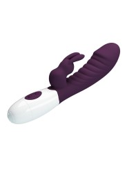 PRETTY LOVE - VIBRATORE A CONIGLIO NAUGHTY BUNNY A 30 FUNZIONI, VIOLA