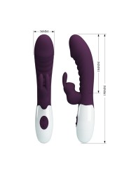 PRETTY LOVE - NAUGHTY BUNNY 30 FUNCTION RABBIT VIBRATOR PURPLE