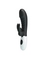 PRETTY LOVE - VIBRADOR COELHO NAUGHTY BUNNY COM 30 FUNÇÕES PRETO