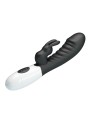 PRETTY LOVE - VIBRADOR COELHO NAUGHTY BUNNY COM 30 FUNÇÕES PRETO