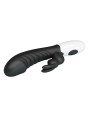 PRETTY LOVE - VIBRADOR COELHO NAUGHTY BUNNY COM 30 FUNÇÕES PRETO