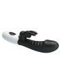 PRETTY LOVE - VIBRADOR COELHO NAUGHTY BUNNY COM 30 FUNÇÕES PRETO