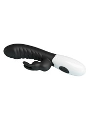 PRETTY LOVE - NAUGHTY BUNNY 30 FUNCTION RABBIT VIBRATOR BLACK
