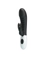 PRETTY LOVE - VIBRADOR COELHO NAUGHTY BUNNY COM 30 FUNÇÕES PRETO
