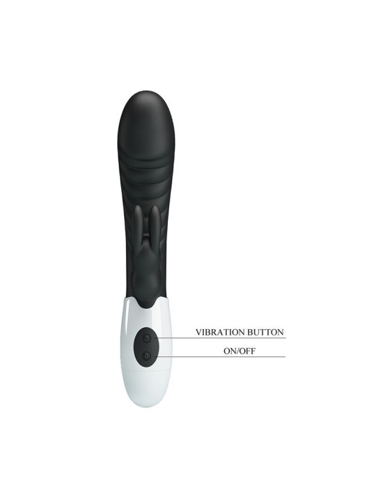 PRETTY LOVE - NAUGHTY BUNNY 30 FUNCTIES KONIJNVIBRATOR ZWART