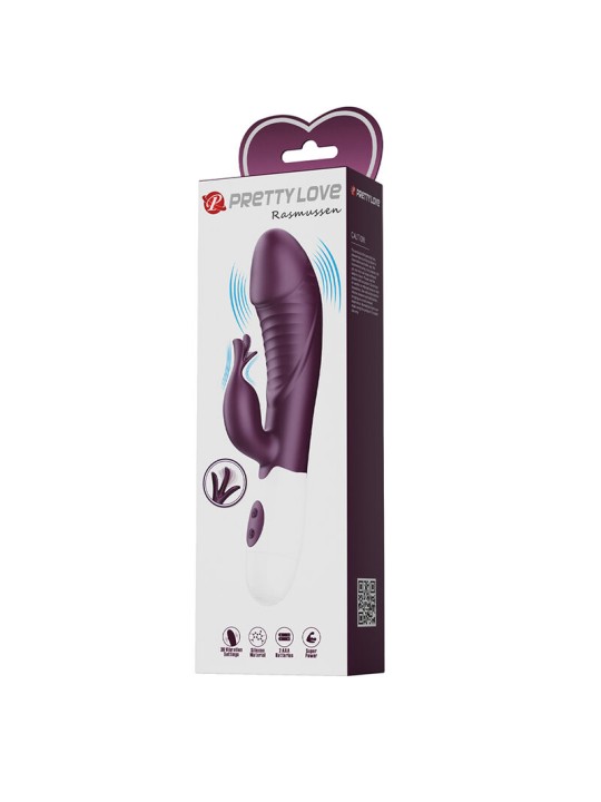 PRETTY LOVE - ROGUE MUSE VIBRADOR RABBIT 30 FUNCIONES MORADO