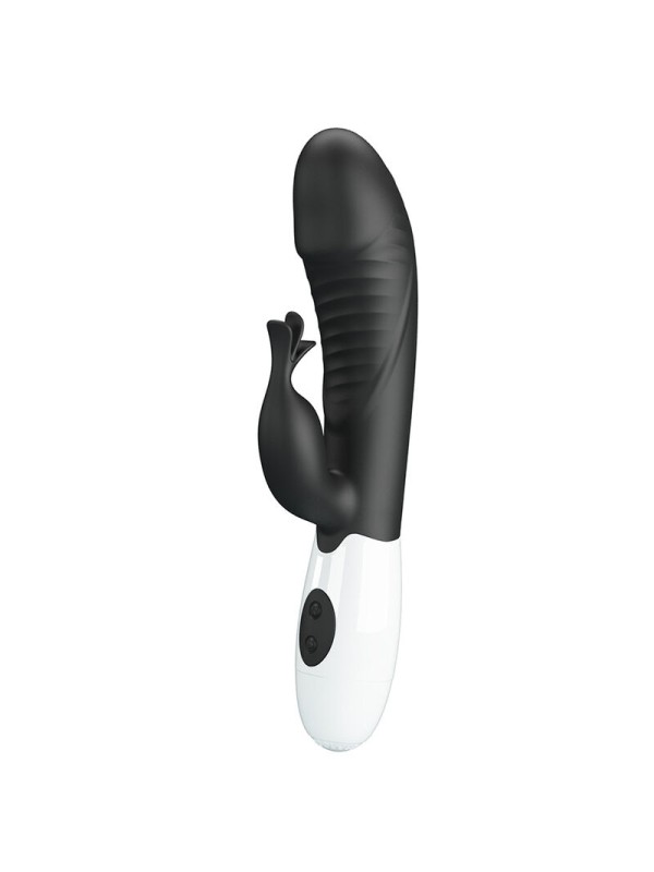 PRETTY LOVE - VIBRATORE A CONIGLIO RASMUSSEN 30 FUNZIONI NERO