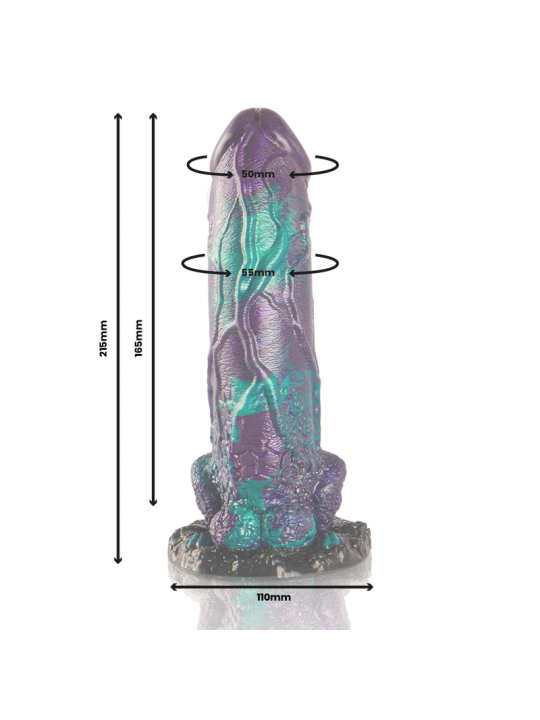 EPIC - DILDO BASILISCO DUPLO ESCAMOSO PRAZER TAMANHO GRANDE