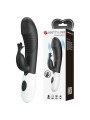 PRETTY LOVE - RASMUSSEN 30 FUNCTION RABBIT VIBRATOR BLACK